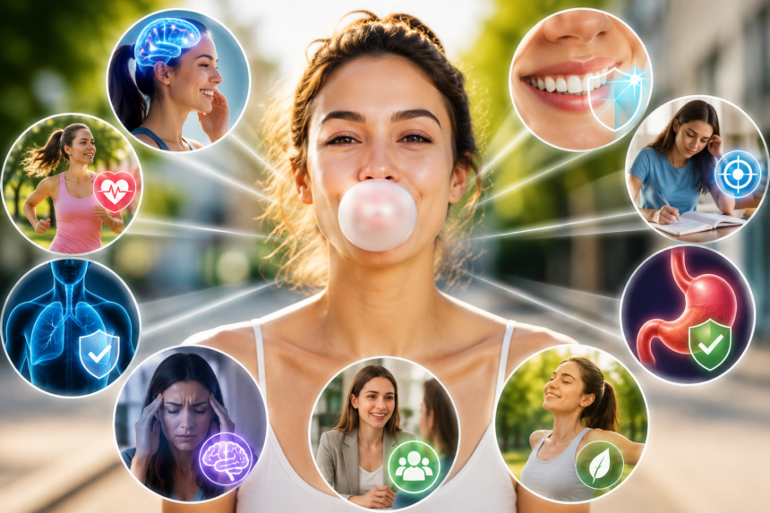 THE SURPRISING HEALTH BENEFITS OF CHEWING GUM