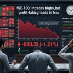 KSE-100: PSX Surrenders Intraday Gains as Profit-Taking Dominates Trading
