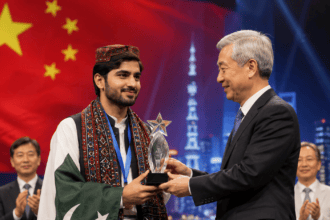 Balochistan Student Receives Progress Star Award in China