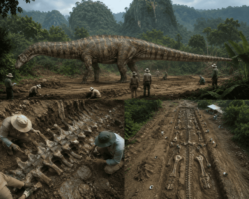 Massive 22-Meter Dinosaur Species Unearthed in Thailand