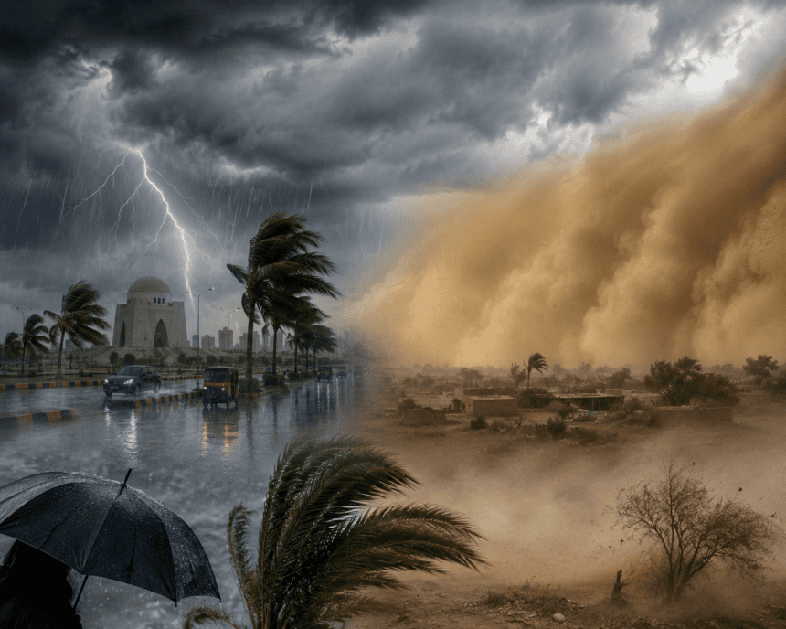 PDMA warns of dust storms and heavy rain across Sindh