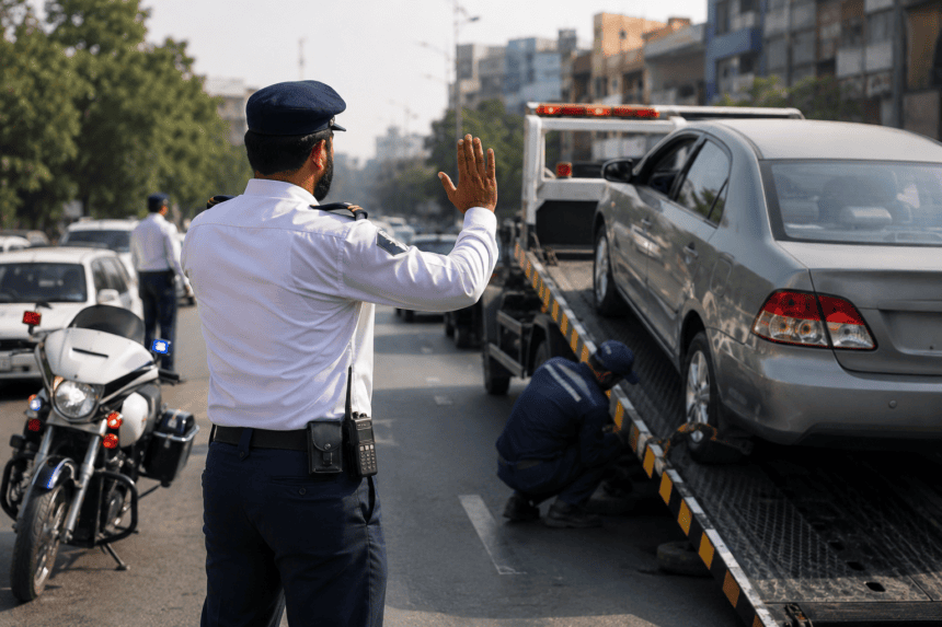 Traffic police launch week-long vehicle seizure crackdown