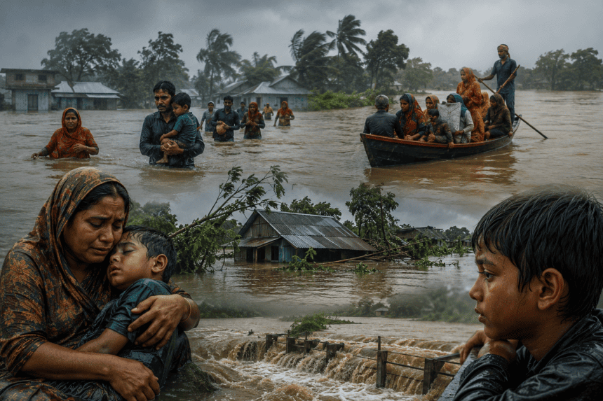 Bangladesh monsoon floods leave 50 dead, thousands homeless