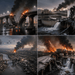 Iran Strikes Enter Seventh Day as Infrastructure Damage Mounts