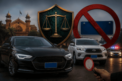 Sindh government cracks down on illegal use of official number plates