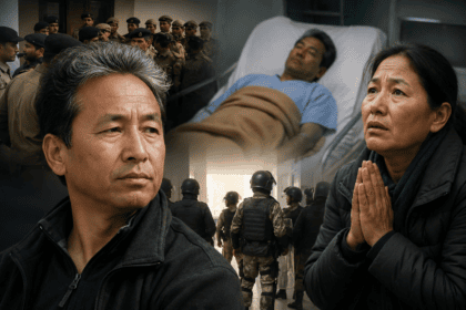 Wife alleges illegal detention as police surround Sonam Wangchuk at hospital