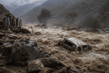 Three bodies recovered after flash flood sweeps vehicle in Khyber