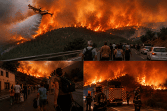 Hundreds flee as wildfire tears through Spain’s Valencia region