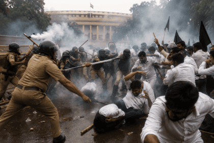 Police clash with protesters as 'Cockroach Janta Party' attempts parliament march