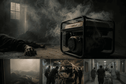Two dead, four hospitalized after generator fumes fill room