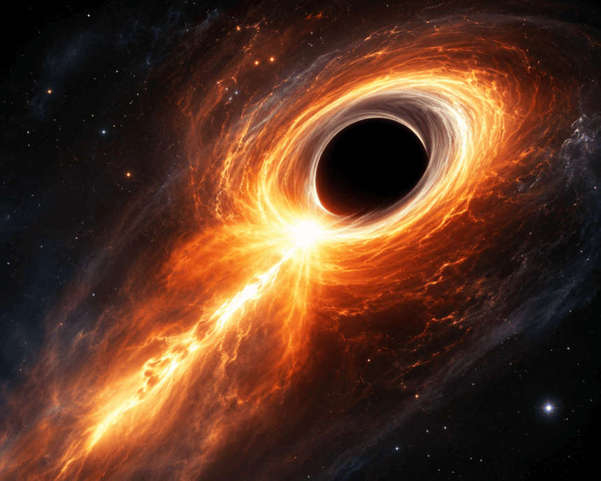 Astronomers capture rare third eruption from distant black hole