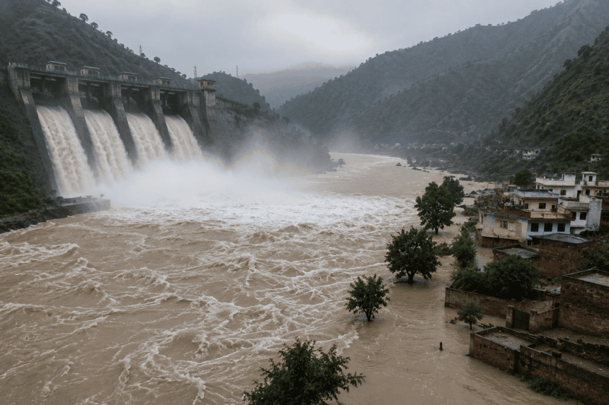 India Releases Water into Chenab River; Flood Risks Rise in Pakistan