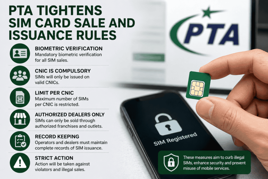 PTA enforces multi-finger biometric rules to curb illegal SIM sales