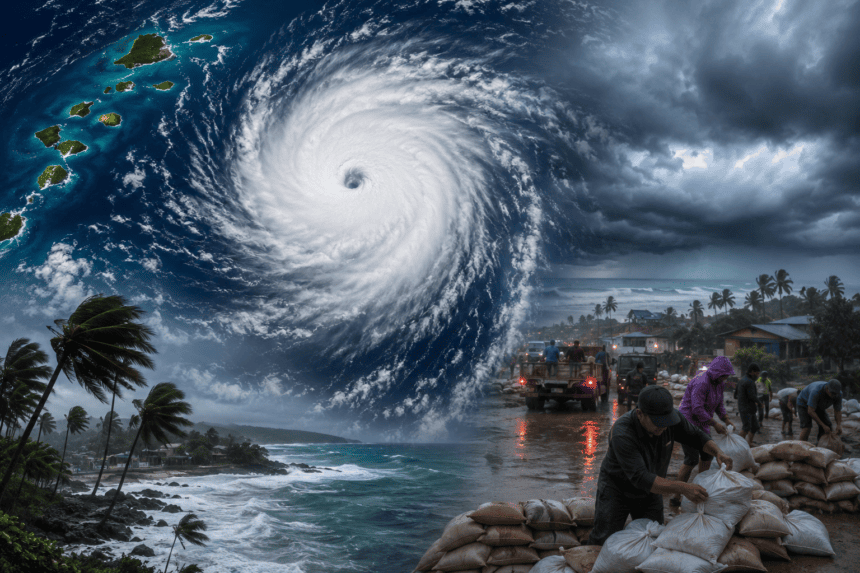 Super Typhoon Bavi Bears Down on US Pacific Territories