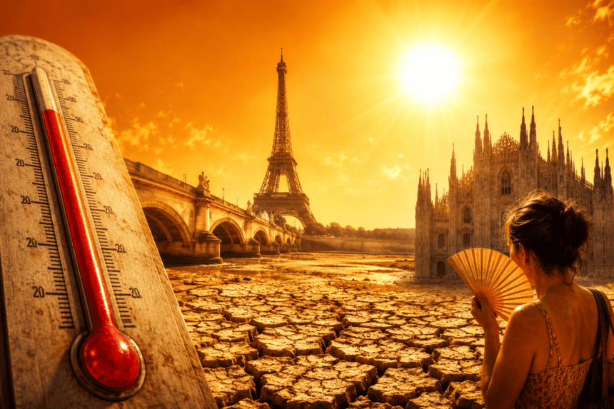 Western Europe Swelters Through Hottest June on Record