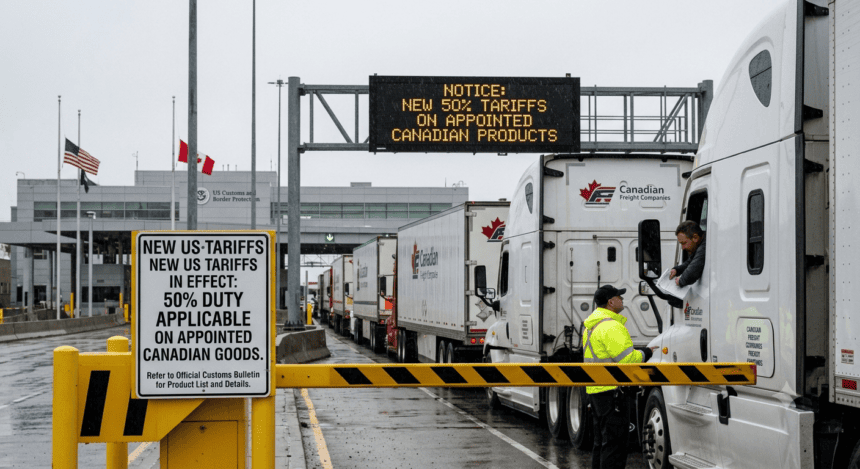 US Imposes New 50% Tariffs on $20 Billion Worth of Canadian Products