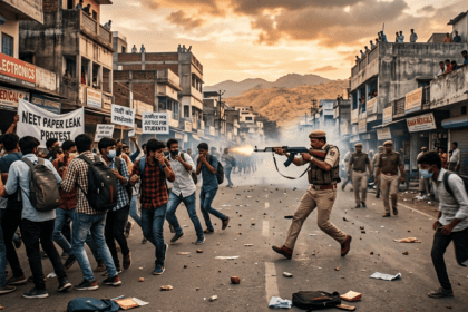 Manipur suspends officer after AK-47 fire at student rally