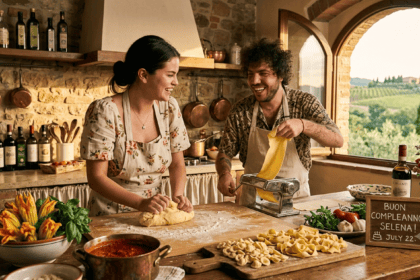 Selena Gomez Cooks Italian Feast for Benny Blanco on Her Birthday