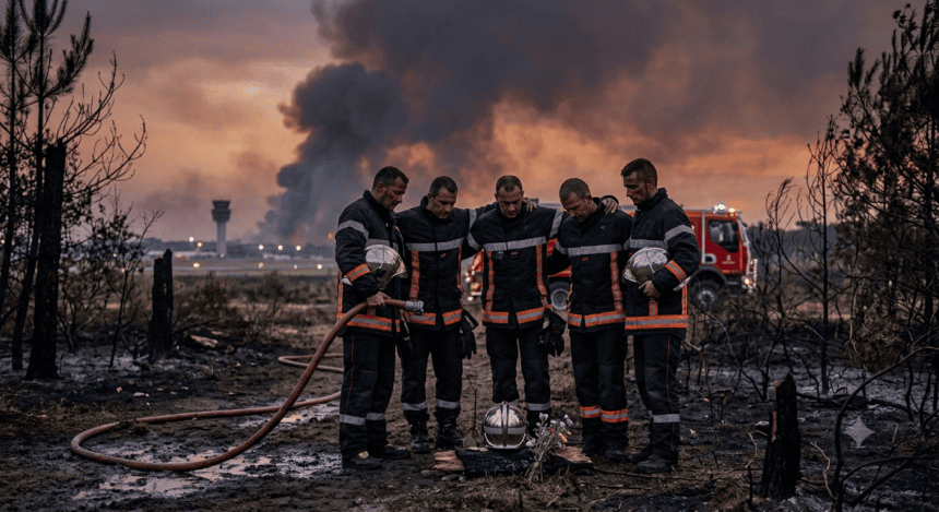 Two firefighters killed in massive blaze near Bordeaux-Mérignac Airport