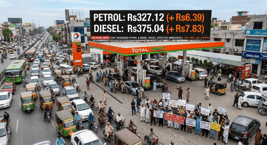 Govt Increases Petrol Price by Rs6.39, Diesel by Rs7.83 Per Litre