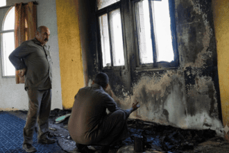 Palestinian Officials Say Israeli Settlers Set Fire to Two Mosques in West Bank