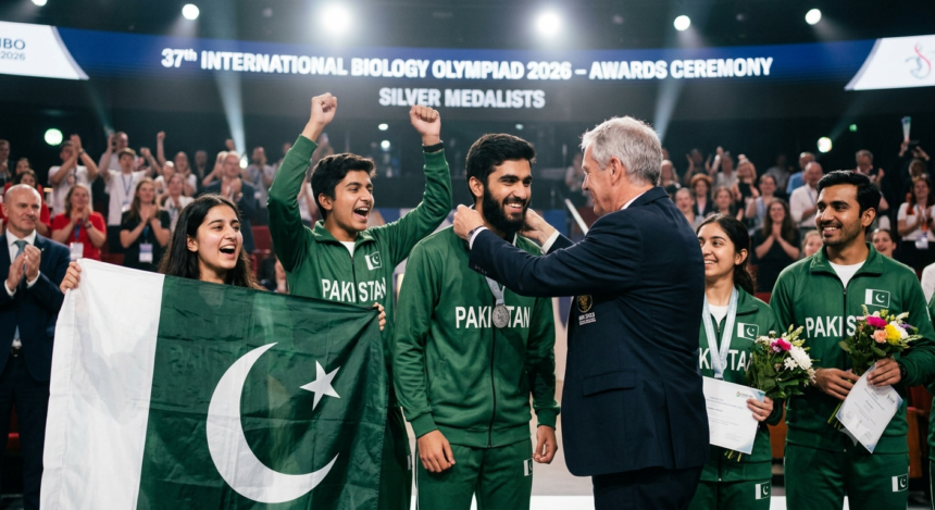 Pakistan Wins Silver Medal at 37th International Biology Olympiad