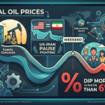 Oil Prices Dip More Than 6% After US and Iran Pause Fighting Over Weekend