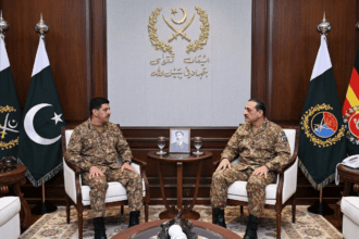Newly Appointed CNSC Aamer Raza Meets CDF Asim Munir in Rawalpindi: ISPR