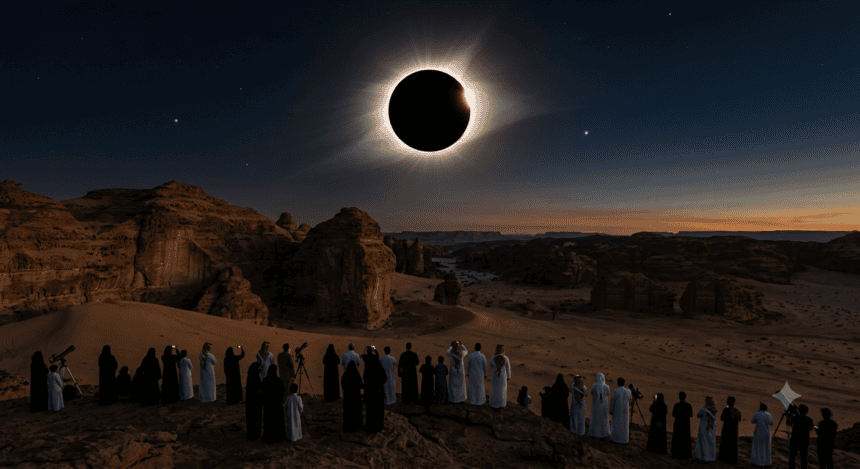 Saudi Arabia prepares for rare total solar eclipse after 77-year wait