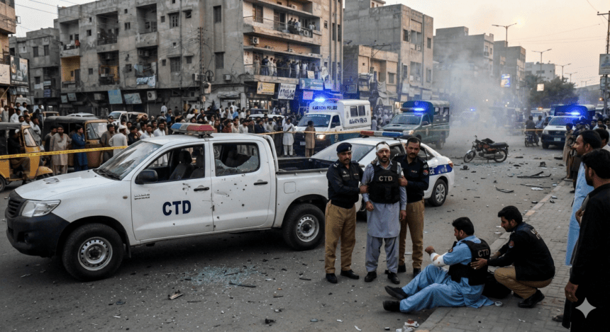Two CTD officers wounded in Gulshan-e-Iqbal grenade attack