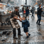 Street Vendor Saves Toddler from Deep Water-Filled Pit in Dramatic Rescue