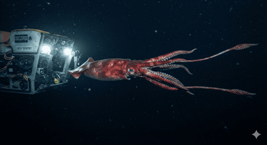 Rare Giant Squid Sighting Stuns Marine Scientists