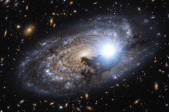 Scientists Capture Rare Supernova Explosion in Distant Galaxy