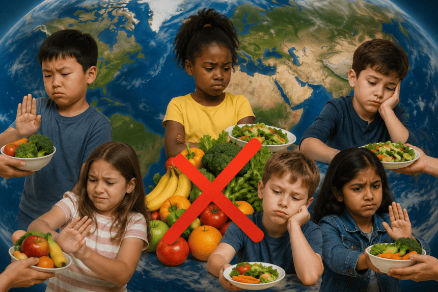 Global Study Reveals Children Worldwide Are Not Eating Enough Fruits and Vegetables