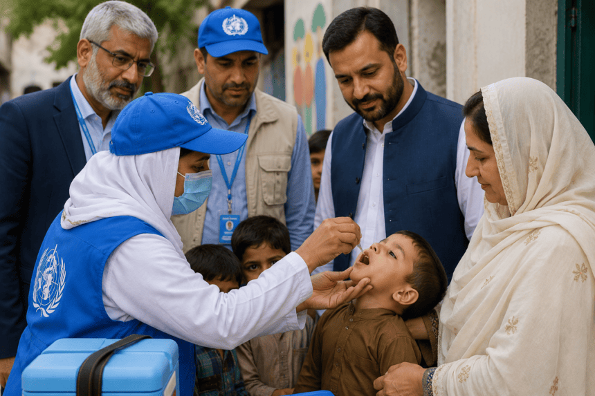 WHO Reaffirms Support as Pakistan Intensifies Final Push to Stop Polio Transmission