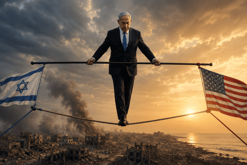 Netanyahu Walks Tightrope on Trump’s Gaza Disarmament Deal