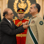 President Zardari confers Nishan-e-Imtiaz on NSC Commander Gen Raza