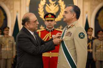 President Zardari confers Nishan-e-Imtiaz on NSC Commander Gen Raza