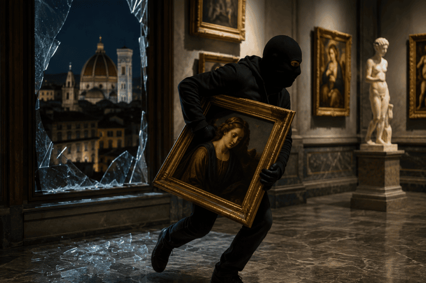 Thieves bypass high-tech security in €9m Italian art heist