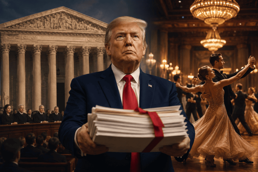 Trump asks Supreme Court to allow ballroom work to continue