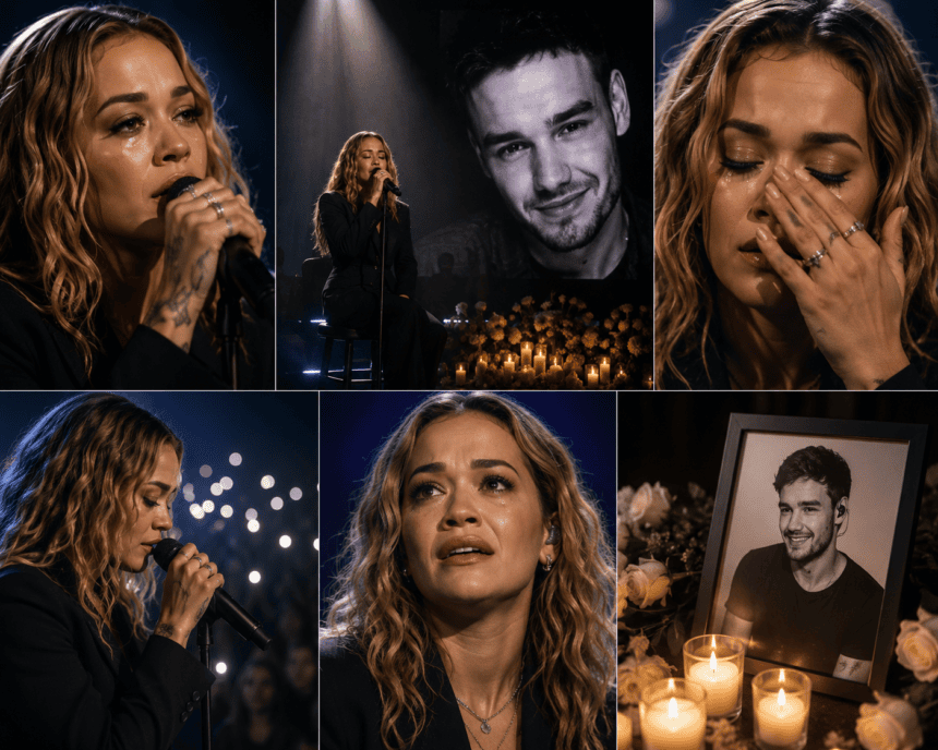 Rita Ora Chokes Up During Emotional Tribute to Liam Payne
