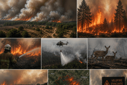 Fire consumes 600 hectares of Belgian nature reserve as blaze intensifies