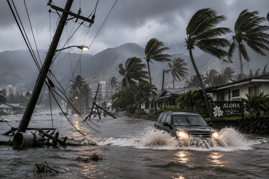 Tropical Storm Lala leaves Hawaii flooded and without power