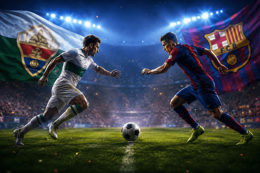 Barcelona Bounces Back: Late Surge Secures Points Against Elche