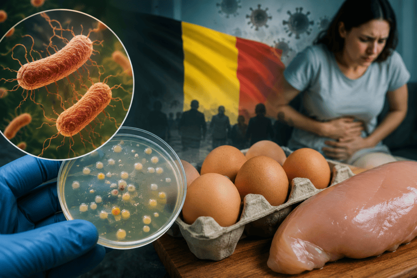Salmonella Outbreak Strikes Belgium: Over 300 Infected