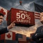 Canada Readies Retaliatory Tariffs of Up to 50% Against U.S. Imports