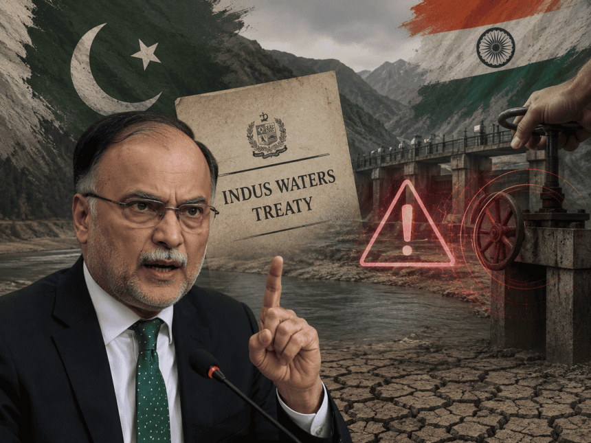 Ahsan Iqbal warns of water weaponization under Indus Waters Treaty