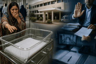 Family claims newborn stolen from Karachi hospital; management denies birth