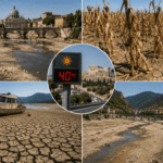 Europe’s Historic Drought Leaves Rivers Bare and Crops Shriveled