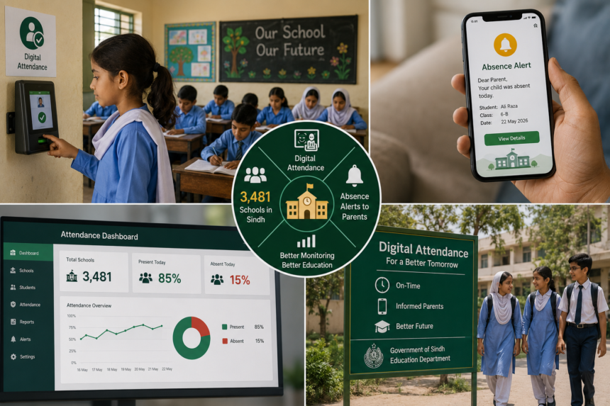 Sindh Mandates Digital Attendance in 3,481 Schools to Curb Absenteeism